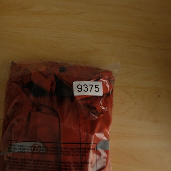 Novara Jacket Mens Large Orange Full Zip Cycling Rain Lightweight Full Zip - Picture 12 of 12